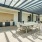 outdoor kitchen area