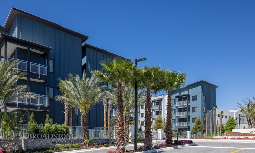 The essence of exceptional living a large building near trees