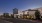 a building at dusk